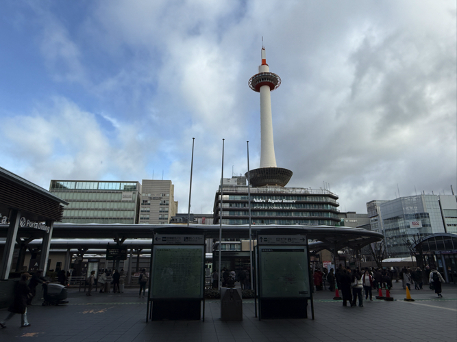京都駅前バス停