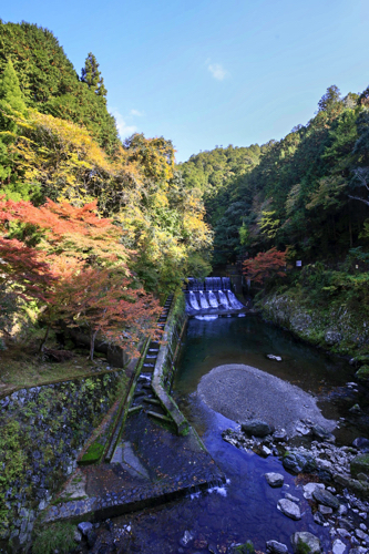 高雄から清滝川沿い